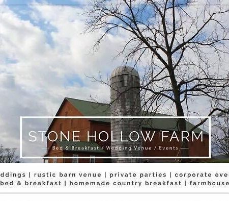 לינה וארוחת בוקר Mercersburg Stone Hollow Farms מראה חיצוני תמונה